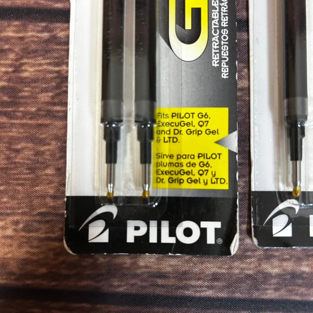 Pilot G2 Gel Ink Refills Black Fine Point 0.7mm Total 3 Refills 77240
